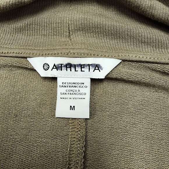 Athleta Pranayama Restore Wrap Cardigan Clay Brown Medium - Picture 8 of 9
